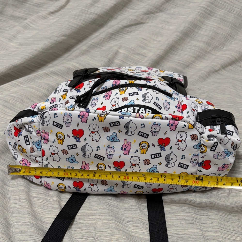 NEW BT21 Character Print Backpack - Picture 4 of 13